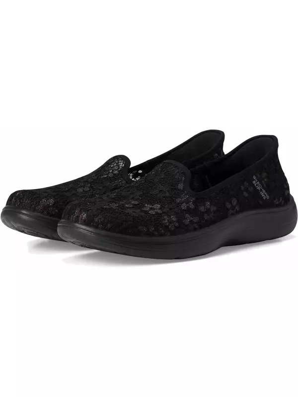Балетки SKECHERS Performance On-the-go Flex Radiant Hands Free Slip-ins - Blossoms, черный