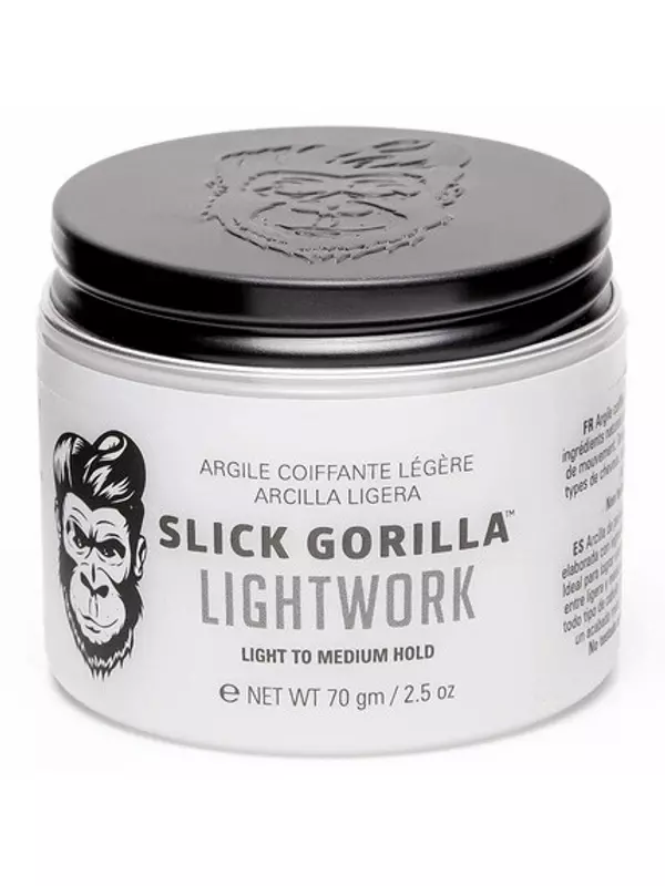 Глина для укладки волос Lightwork на водной основе 70 г, Slick Gorilla