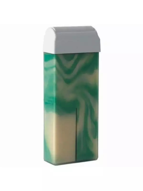 Двухцветный воск SMT с алоэ вера и молоком 100 г Sm Trading