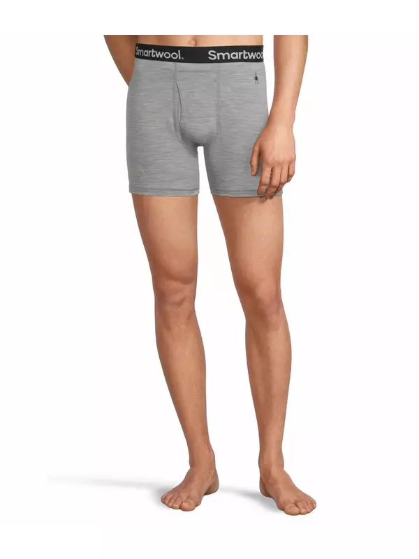 Трусы-боксеры Smartwool Merino Boxer Brief, цвет Light Gray Heather
