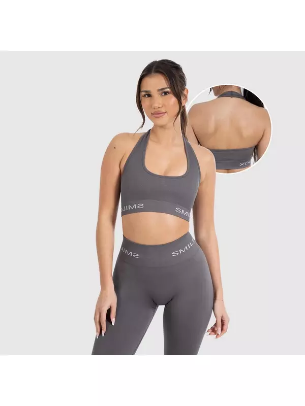 Спортивный бюстгальтер Smilodox, угольно-серый
