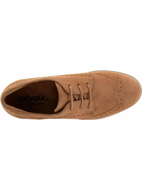 Оксфорды SoftWalk Willet, цвет Camel Nubuck