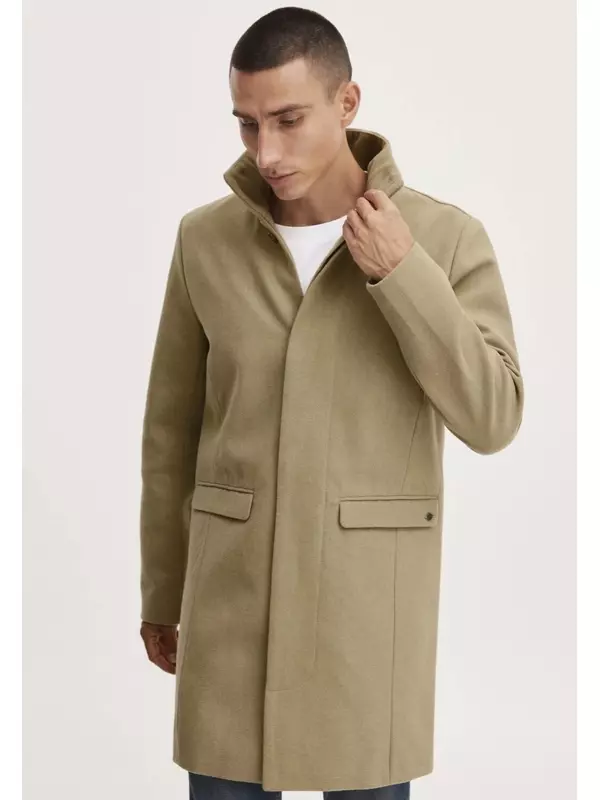 Классическое пальто Solid, песочный