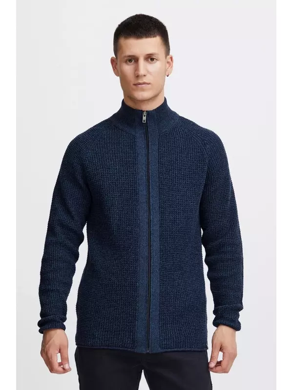 Вязаный кардиган !Solid Knit Cardigan Kotcha, темно-синий