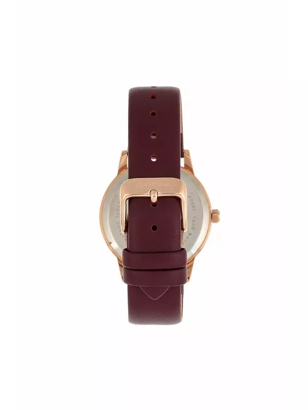 Часы Сан-Диего с кожаным ремешком Sophie and Freda, красный