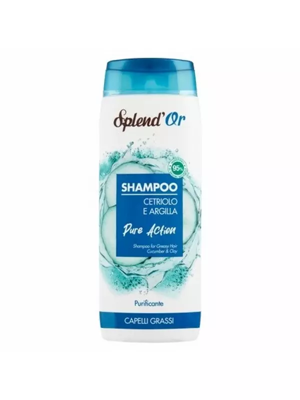 Splendor Splend Or Шампунь Огурец И Глина Чистое Действие Очищающий 300 мл Splend`Or