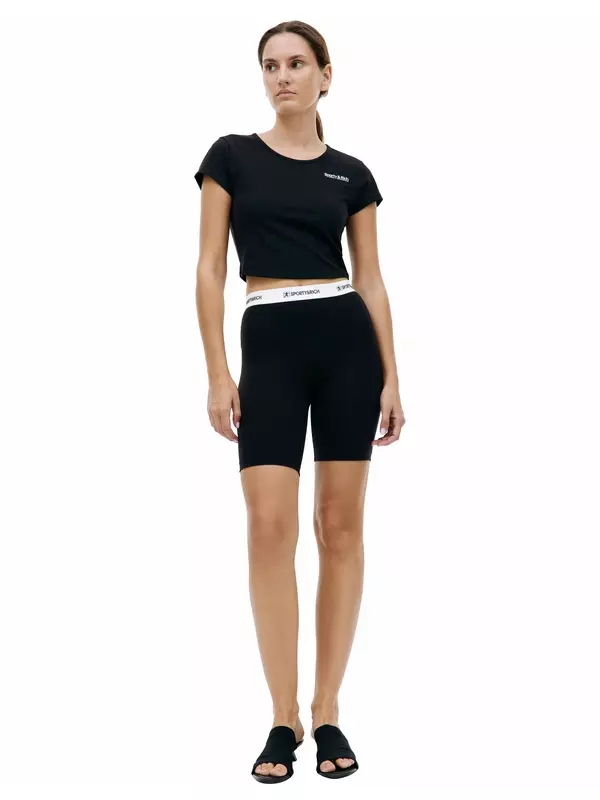 Велосипедки с логотипом на резинке