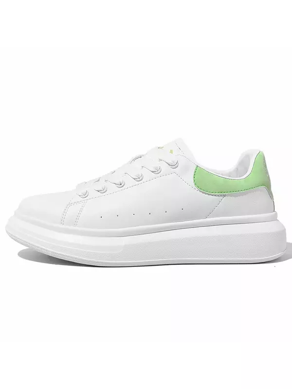Кеды, обувь для скейтборда унисекс с низким верхом Stateof Stars, белый/зеленый