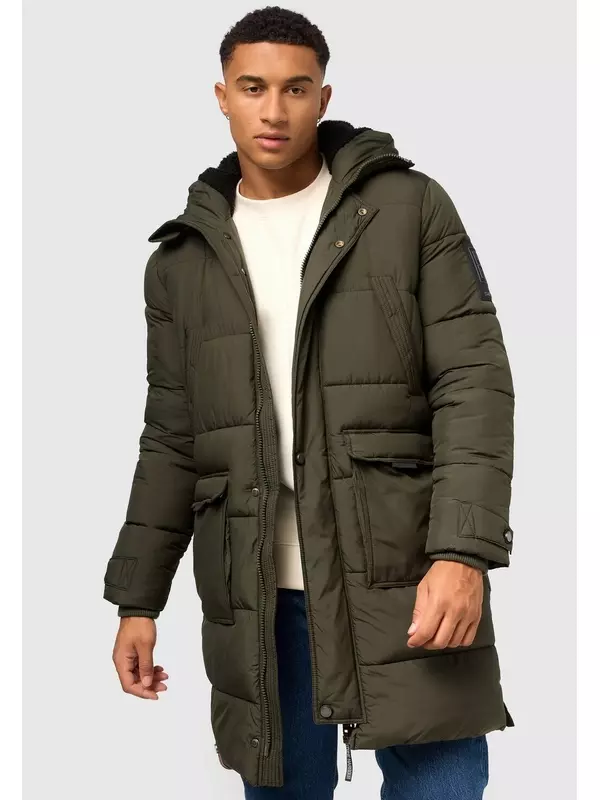Зимнее пальто BEVIIS STONE HARBOUR, оливково-зеленый