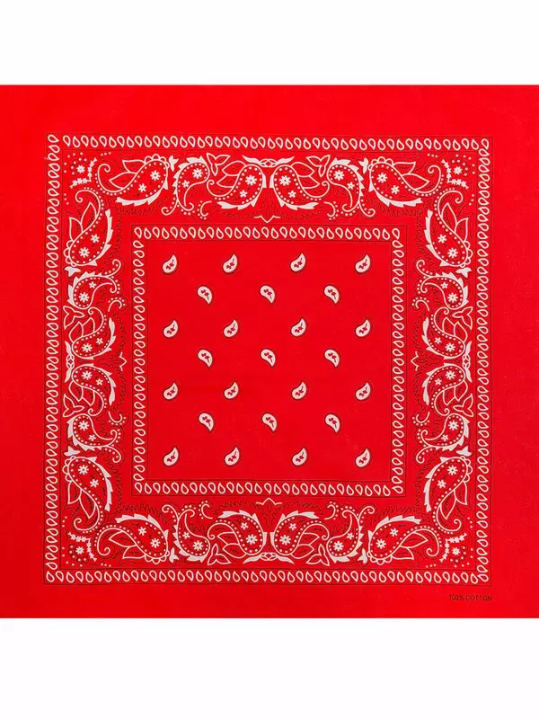 Бандана Street Soul Базовая коллекция для мужчин и женщин, размер One Size, красный