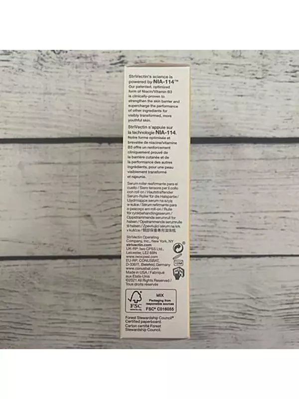 Роллер-сыворотка для подтяжки шеи, 1,7 унции, 50 мл, технология Nia 114, Strivectin