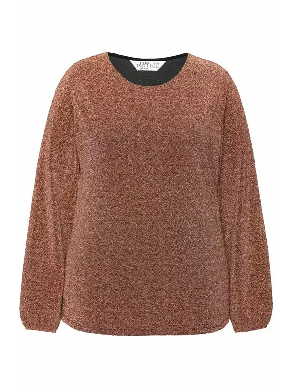 Лонгслив Studio Untold Shirt, коричневый