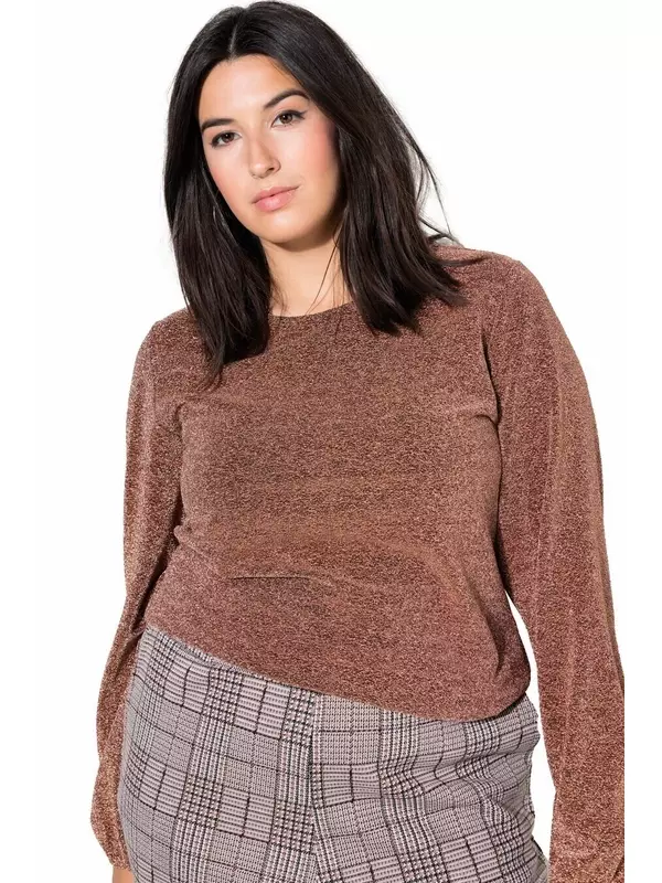 Лонгслив Studio Untold Shirt, коричневый