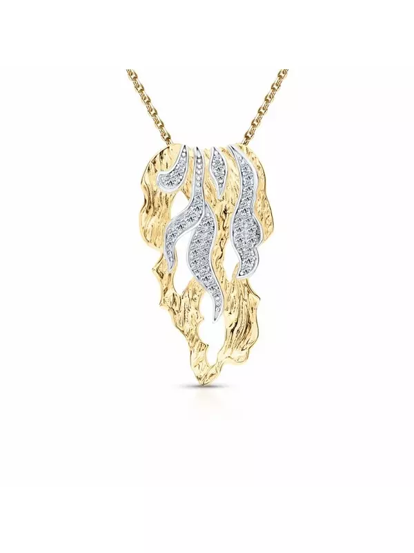 Серебряная подвеска с фианитами