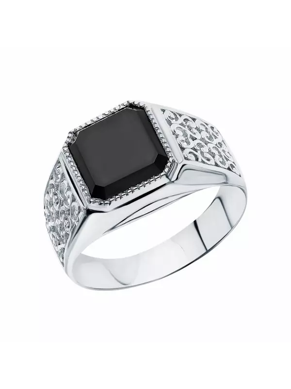 Серебряное кольцо с фианитами