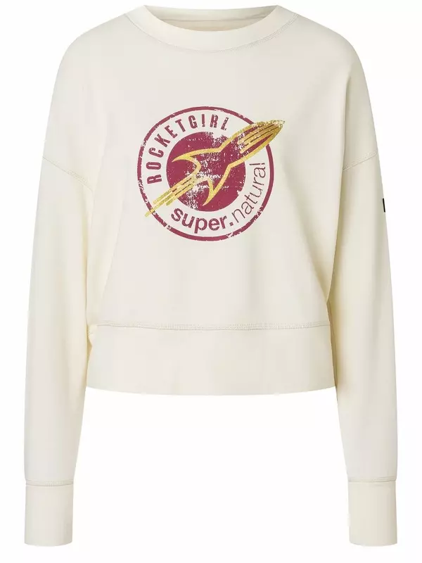 Толстовка super.natural Merino Pullover, белый