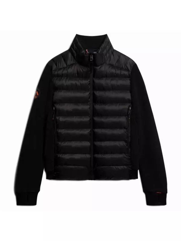 Куртка Superdry Storm Fleece Hybrid bomber, черный