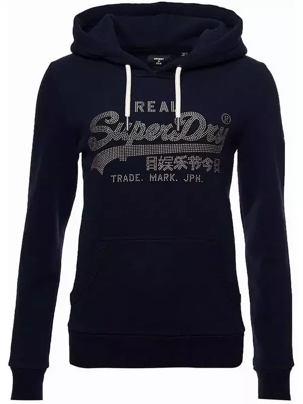 Оригинальный винтажный свитшот Superdry, синий