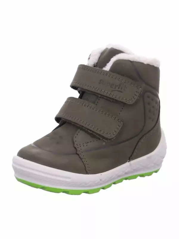 Сапоги superfit Mädchen Stiefel Stiefelette Leder \\ GROOVY, зеленый