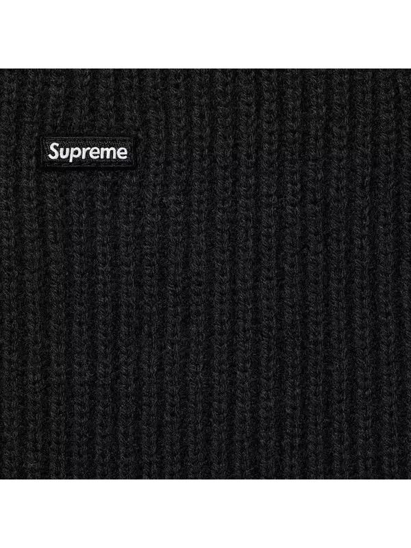 Свитер Supreme Small Box Polo Sweater, Black