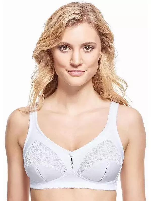 Бюстгальтер без косточек SUSA 2er Pack Entlastungs BH Topsy Plus, цвет Weiss Weiss