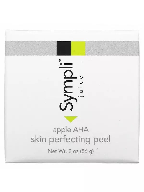 Sympli Beautiful, Juice, пилинг для улучшения состояния кожи с яблочным соком и АГК, 56 г (2 унции)