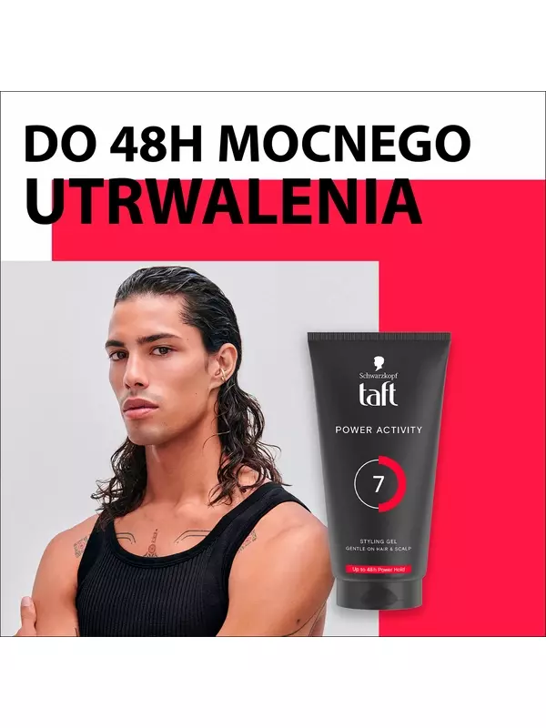Гель для фиксации волос, 150 мл Taft Power activity