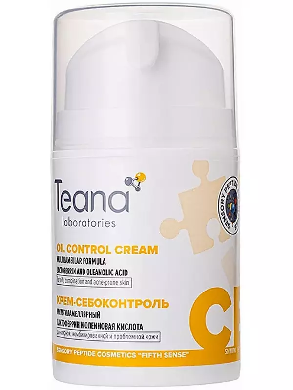 TEANA Крем-себоконтроль мультиламеллярный матирующий с лактоферрином 50 мл