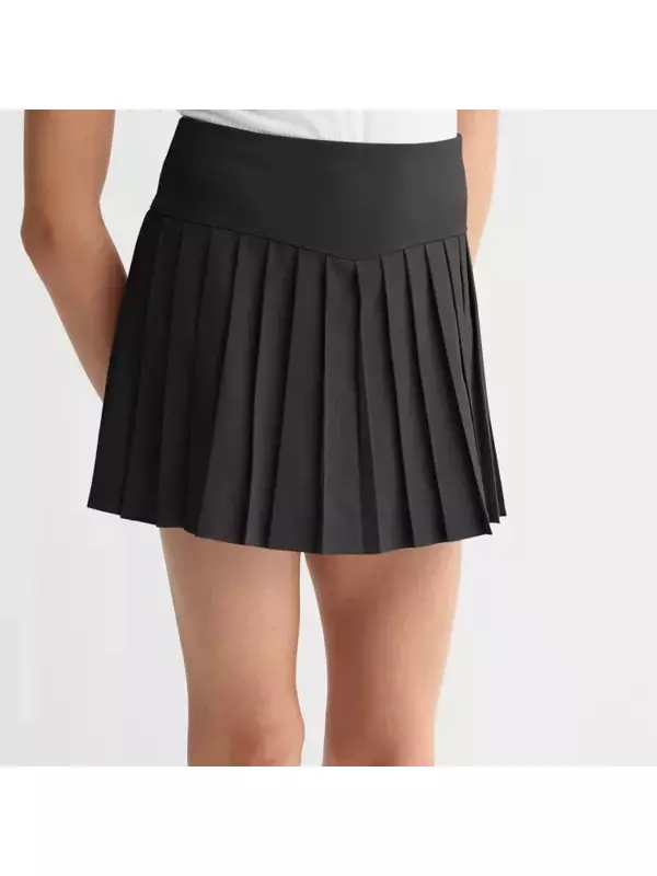 Юбка-шорты плиссированная для девочек 7-20 лет Tek Gear, черный