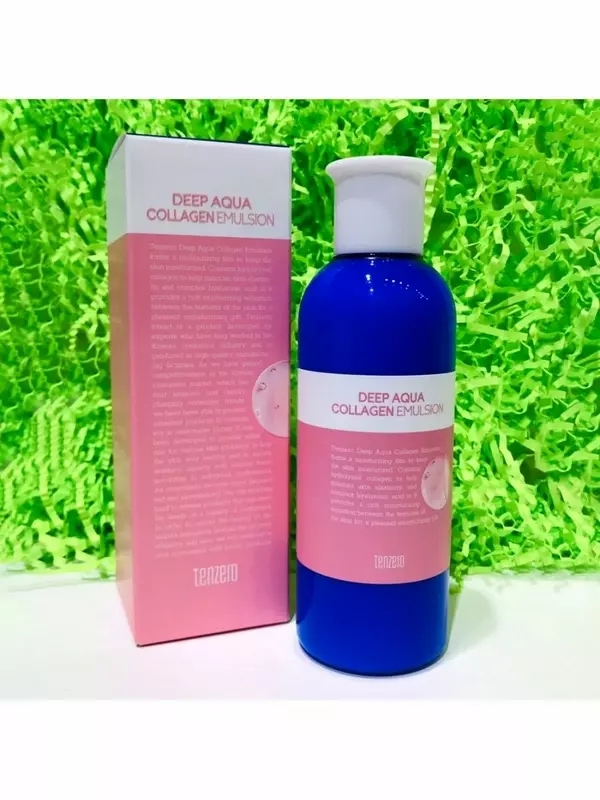 Эмульсия для кожи лица с коллагеном Tenzero Deep Aqua Collagen Emulsion, 200мл