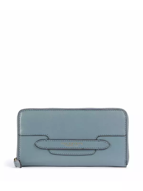 Кошелек Lucrezia RFID из гладкой коровьей кожи The Bridge, серый