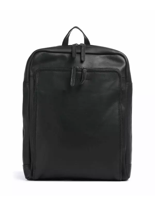 Рюкзак из яшмы из коровьего воска 13 дюймов из воловьей кожи The Chesterfield Brand, черный