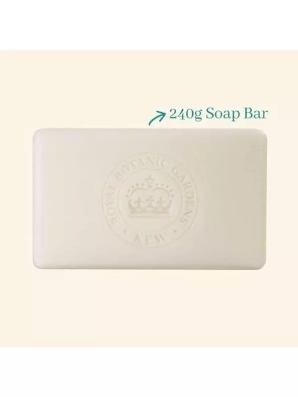 Роскошное мыло для тела с геранью и базиликом Kew Gardens, веганское мыло для тела, 240 г The English Soap Company