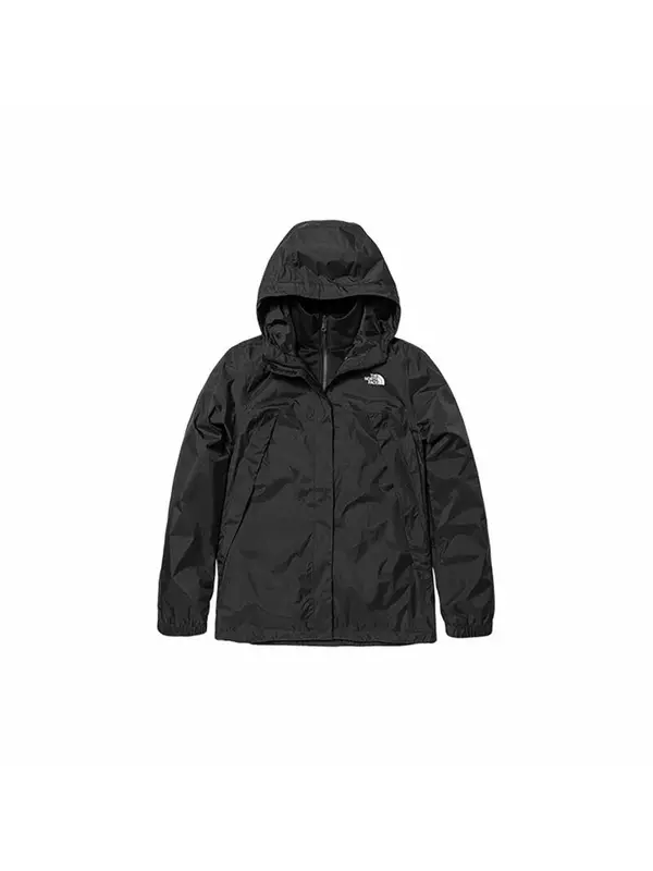 Ветровка куртка унисекс черный + подарочный пакет The North Face