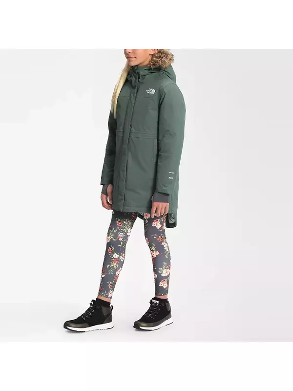 Детская парка The North Face, зеленый