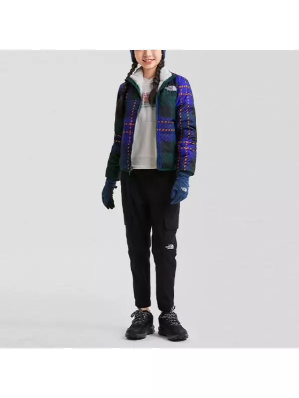 THE NORTH FACE Детская бархатная куртка, цвет Blue