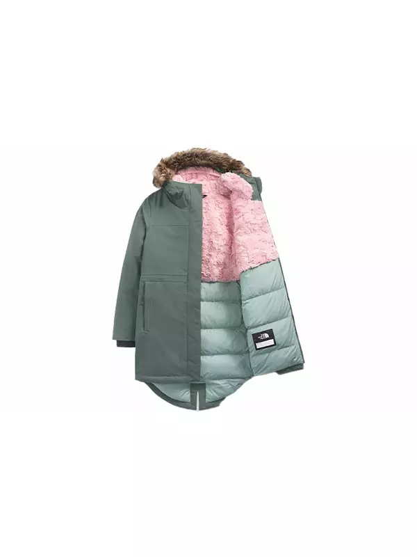 Детская парка The North Face, зеленый