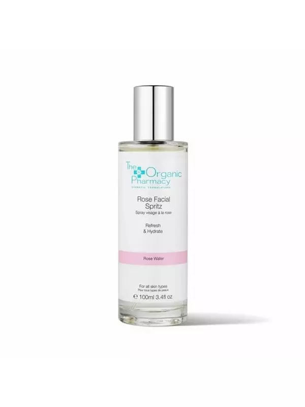 Увлажняющий тоник для лица, снимающий покраснения, 100мл The Organic Pharmacy,Rose Facial Spritz