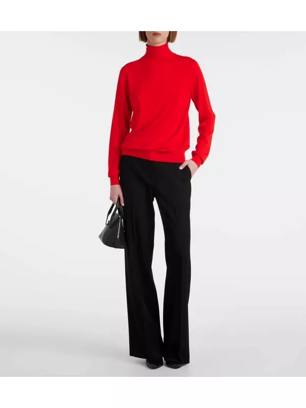 Водолазка из шерсти Heva The Row, цвет firetruck