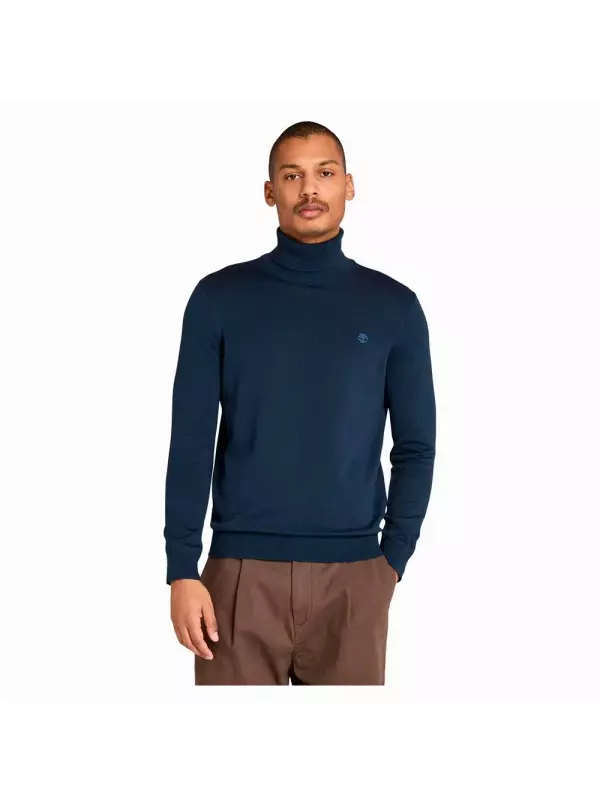 Свитер Timberland Williams River Turtle Neck Cotton, синий