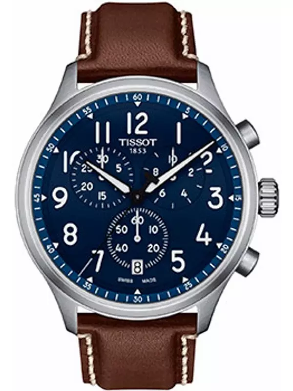 Швейцарские наручные мужские часы Tissot T116.617.16.042.00. Коллекция Chrono XL