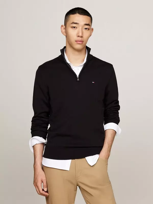 Водолазка TOMMY HILFIGER Sweater ESSENTIAL, черный