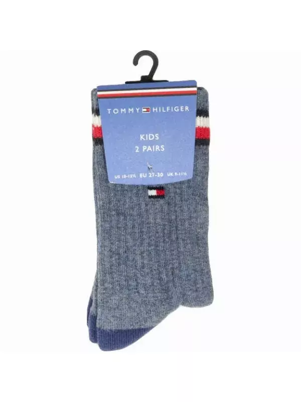 Две пары легендарных носков Tommy Hilfiger, синий