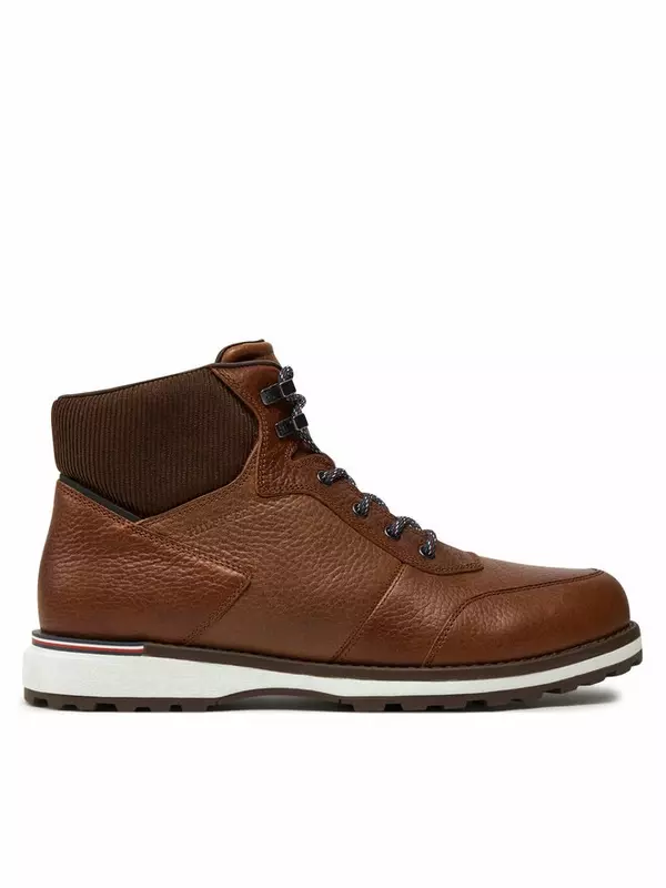 Туфли на шнуровке Corporate Warm Outdoor Lth Boot FM0FM05148 Tommy Hilfiger, коричневый