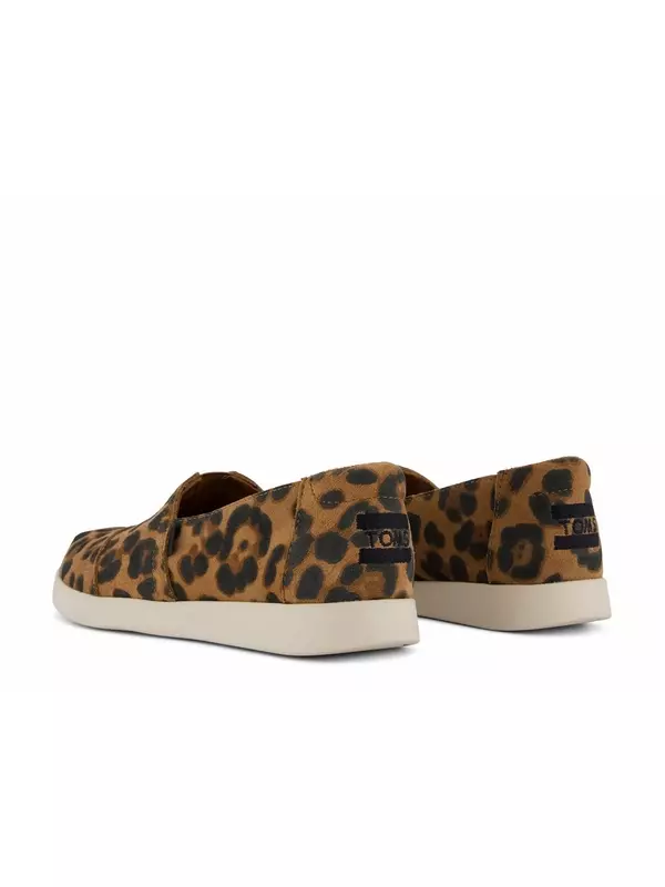 Слипоны TOMS Alpargata Slip-On, Brown Leopard Print Suede