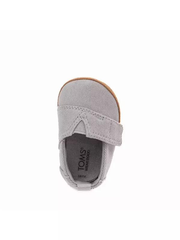 Слипоны TOMS Layette Alpargata Slip-On Crib Shoe, винтажный серый