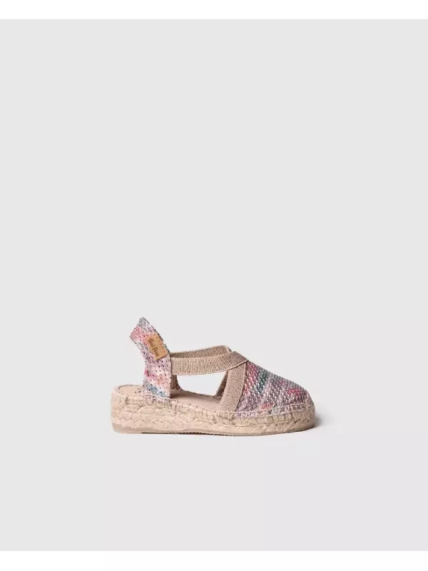 Эспадрильи для девочек из блестящей и эластичной ткани Toni Pons, многоцветный