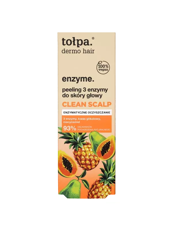 Пилинг 3 энзима для кожи головы, 100 мл Tołpa Dermo hair enzyme