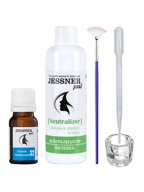 TREND COSMETICS Набор 4в1: усиленный пилинг Джесснера 32%, нейтрализ, кисть, стакан