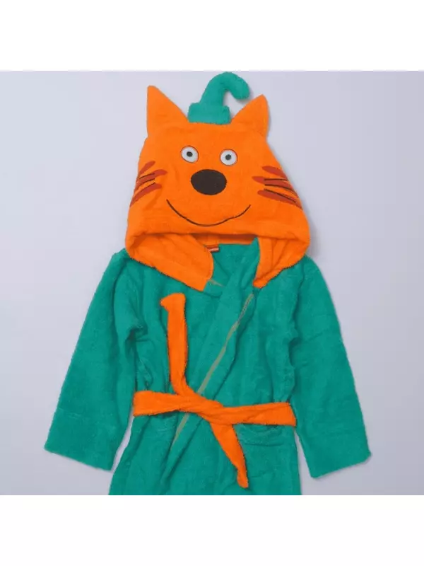 Халат, размер 104/110, бирюзовый